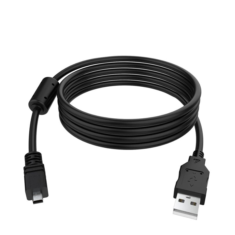 Toeasor Replacement UC-E6 USB Cable Camera Date Transfer Charger Cord Compatible with Nikon Digital Camera SLR DSLR D3200 D3300 D750 D5300 D7200 Coolpix L340 L32 A10 P520 P510 P500 S9200 S6300 & More - Image 1
